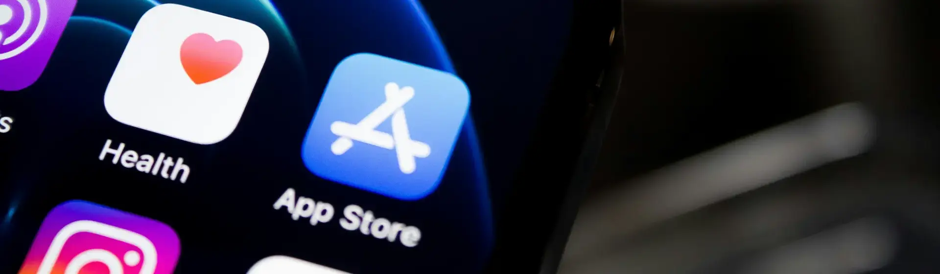 L'application App Store sur Iphone