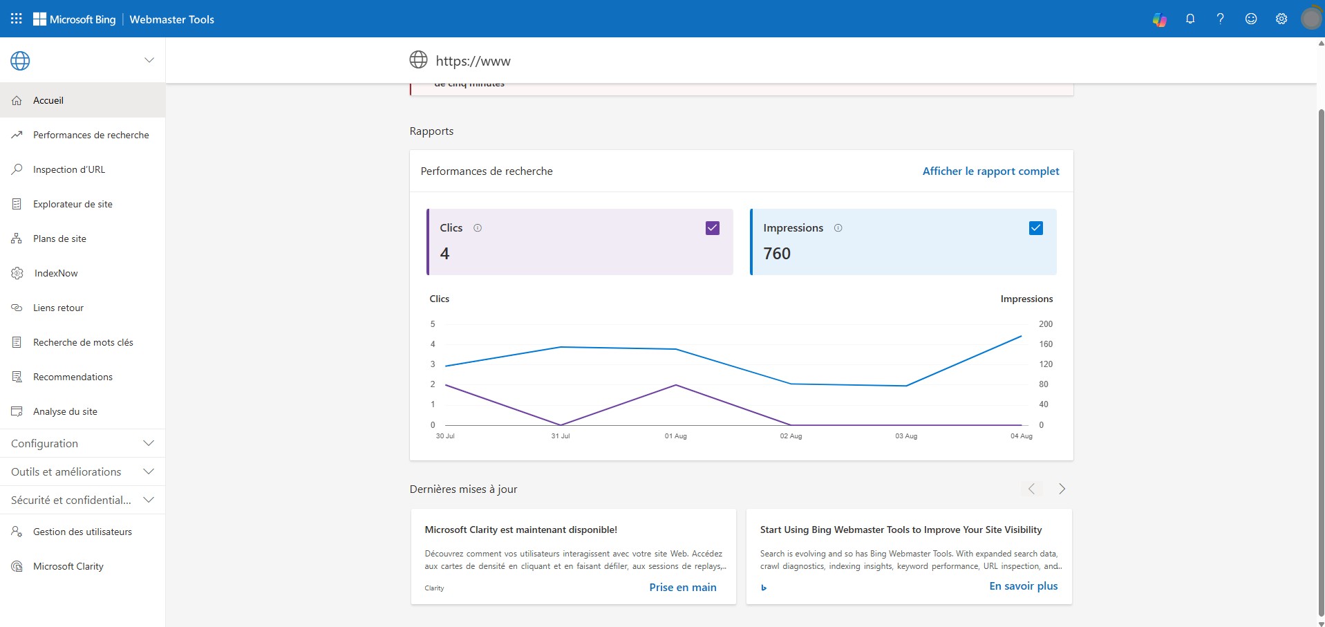 Optimiser sa présence avec Bing Webmaster Tools