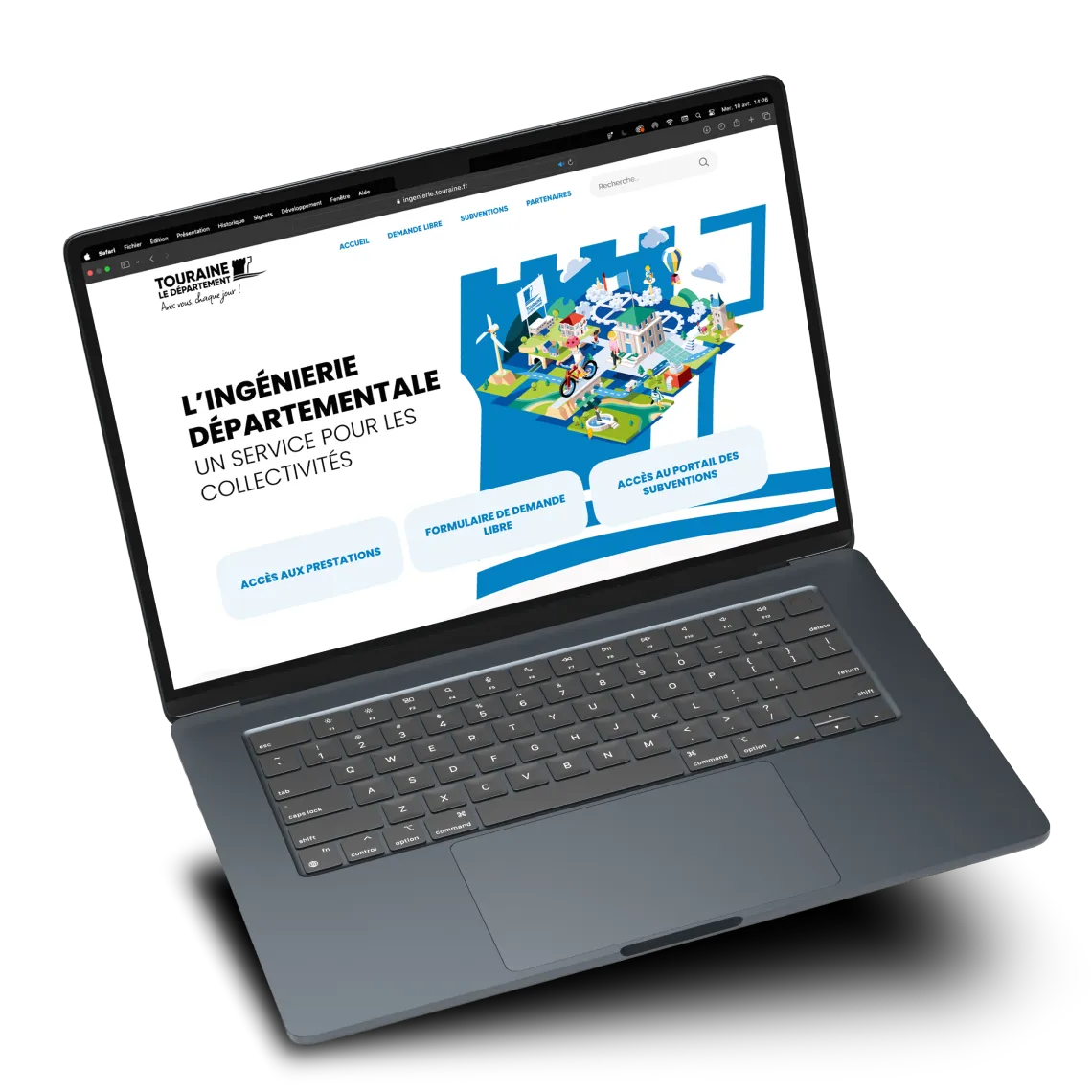 Site web de la Touraine Département