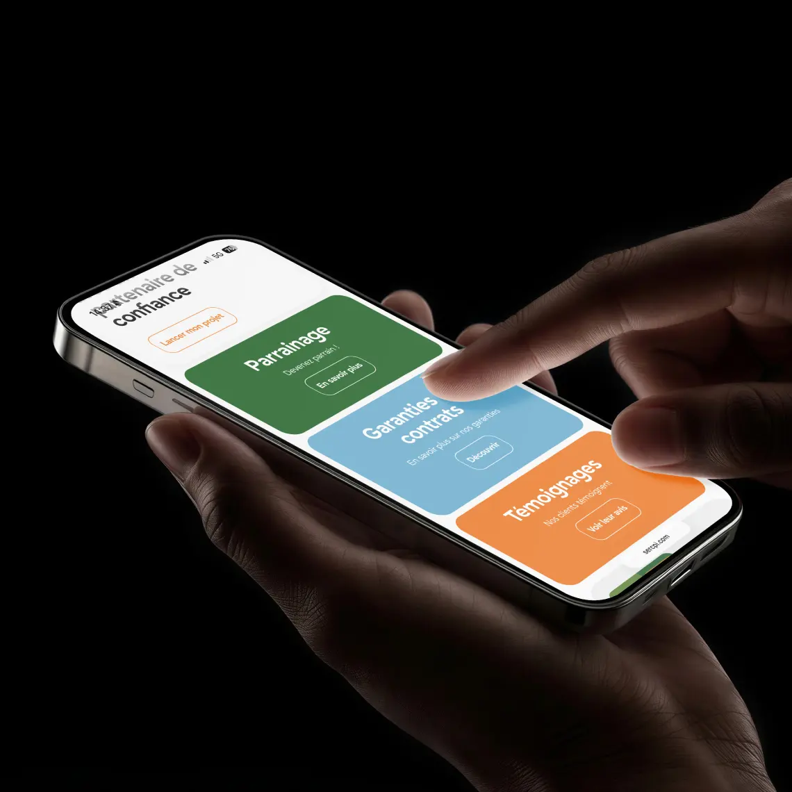 Bento design avec l'aspect responsive