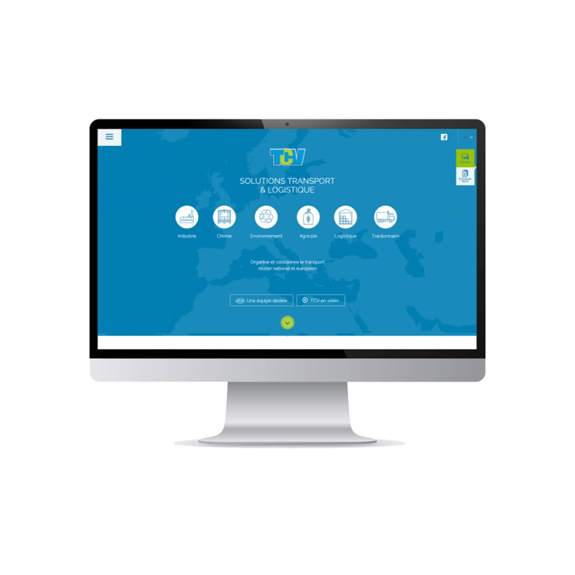 Refonte site web et vidéos TCV Transports